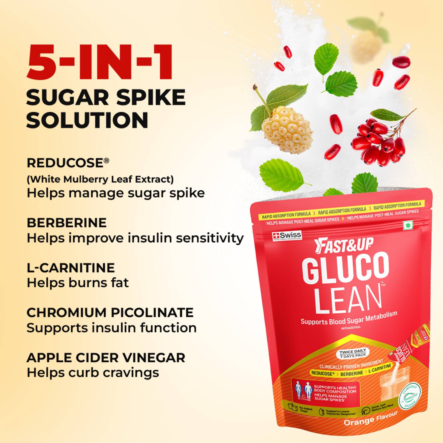 does l carnitine spike insulin FAST&UP Glucolean I Reduces Post-Meal Sugar Spikes & Prevents Fat Accumulation Price in India Harnessing the Power of ghrp Quantity:1 bottle