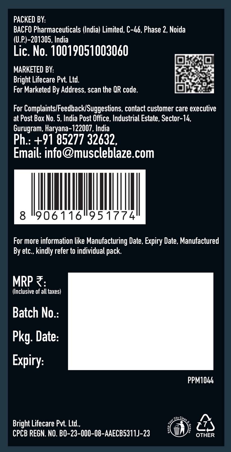 MUSCLEBLAZE MB-Vite & Fish Oil 1000mg Combo Pack 1g - Image 5