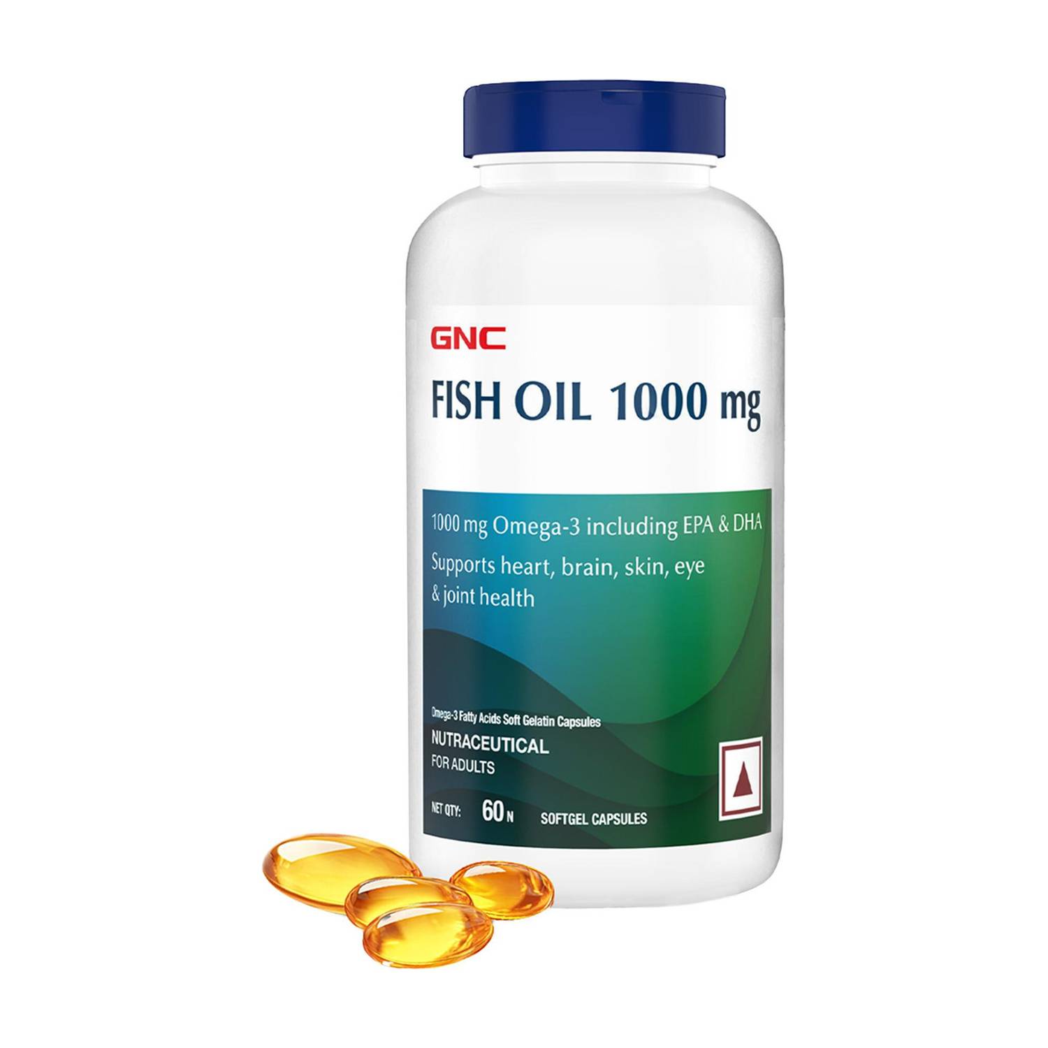 GNC Fish Body Oil 1000mg 1g - Image 1