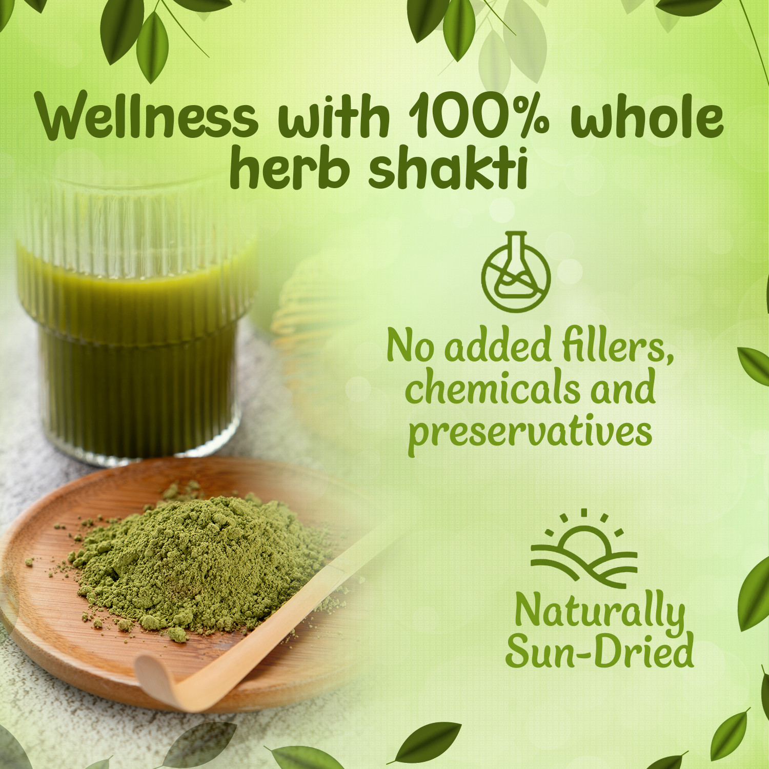 Image of NutroVally Moringa Powder Drumstick Leaf Superfood for Immunity, Energy & Daily Health