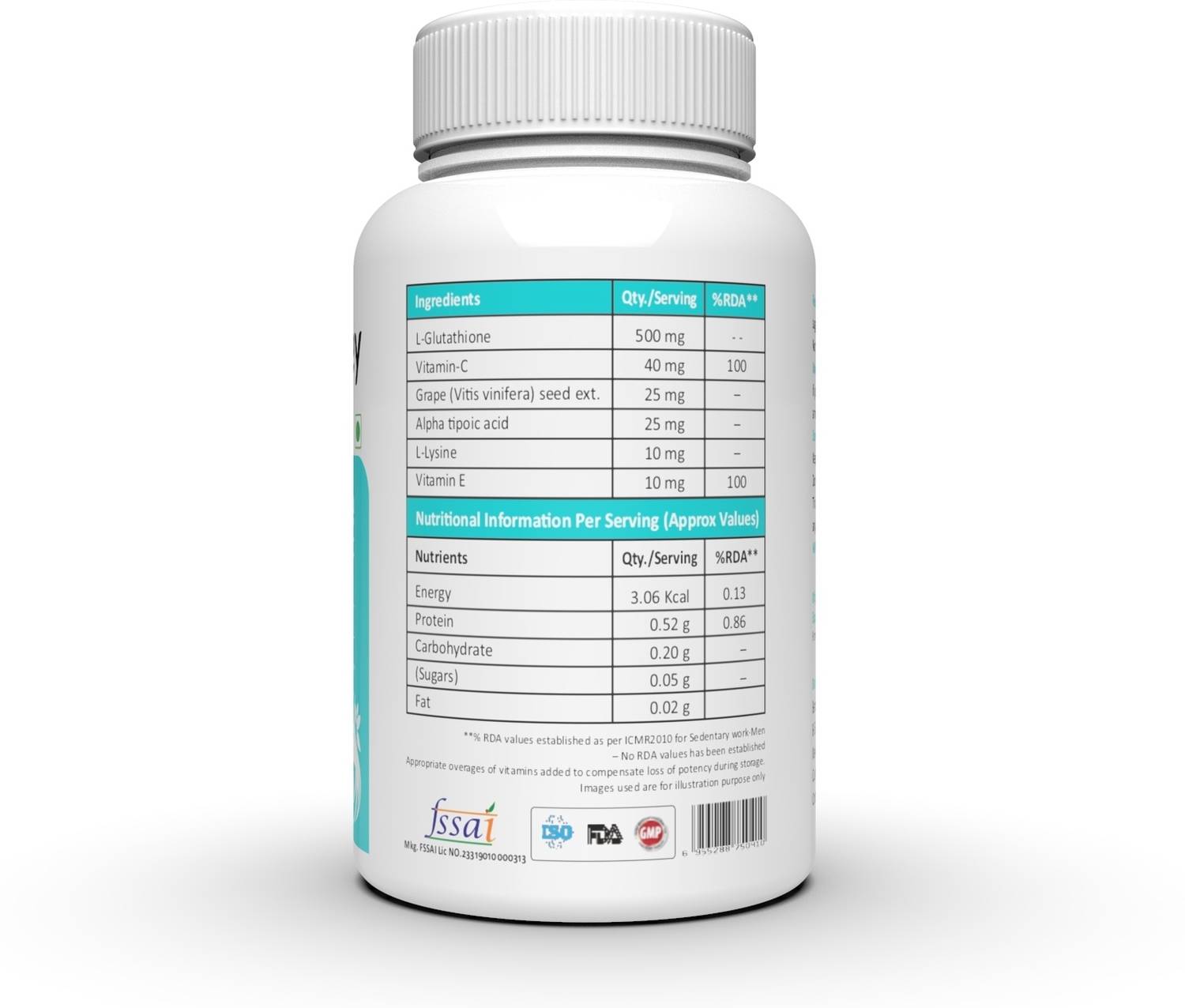 Potentvalley L-Glutathione with vitamin-c for skin care 800 mg for men and  women Price in India - Buy Potentvalley L-Glutathione with vitamin-c for  skin care 800 mg for men and women online