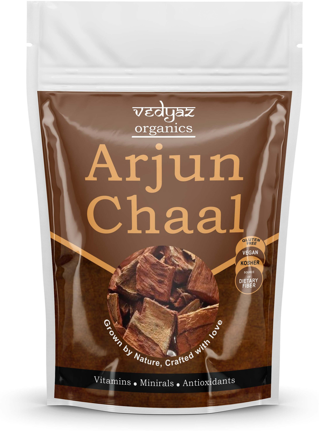 Image of Vedyaz Organic Arjun ki chaal-Terminalia Arjuna-100% Organic Arjun Bark /Dry sticks for Cooking