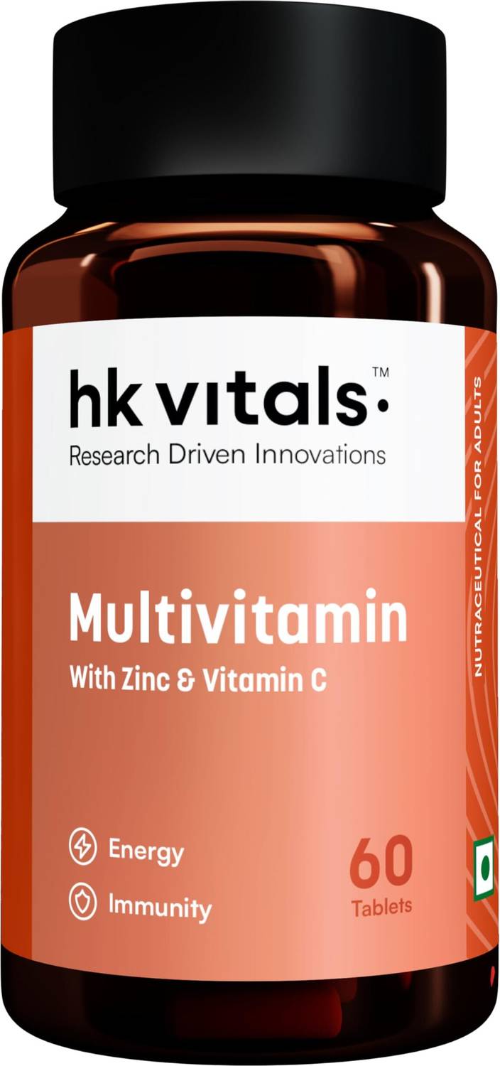 hk vitals Multivitamin | With Zinc, Vitamins C & D3, Multiminerals & Ginseng Extract
