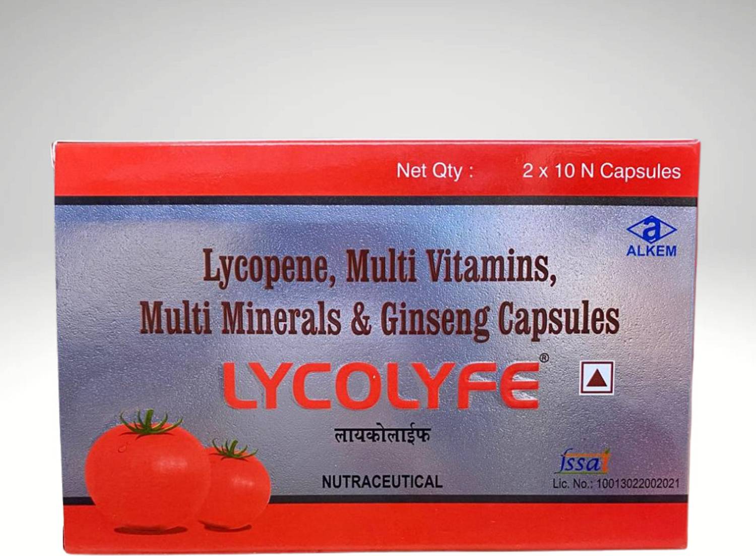 ALKEM LYCOLYFE CAPSULES | Lycopene, Ginseng, Multivitamins & Multiminerals Capsules
