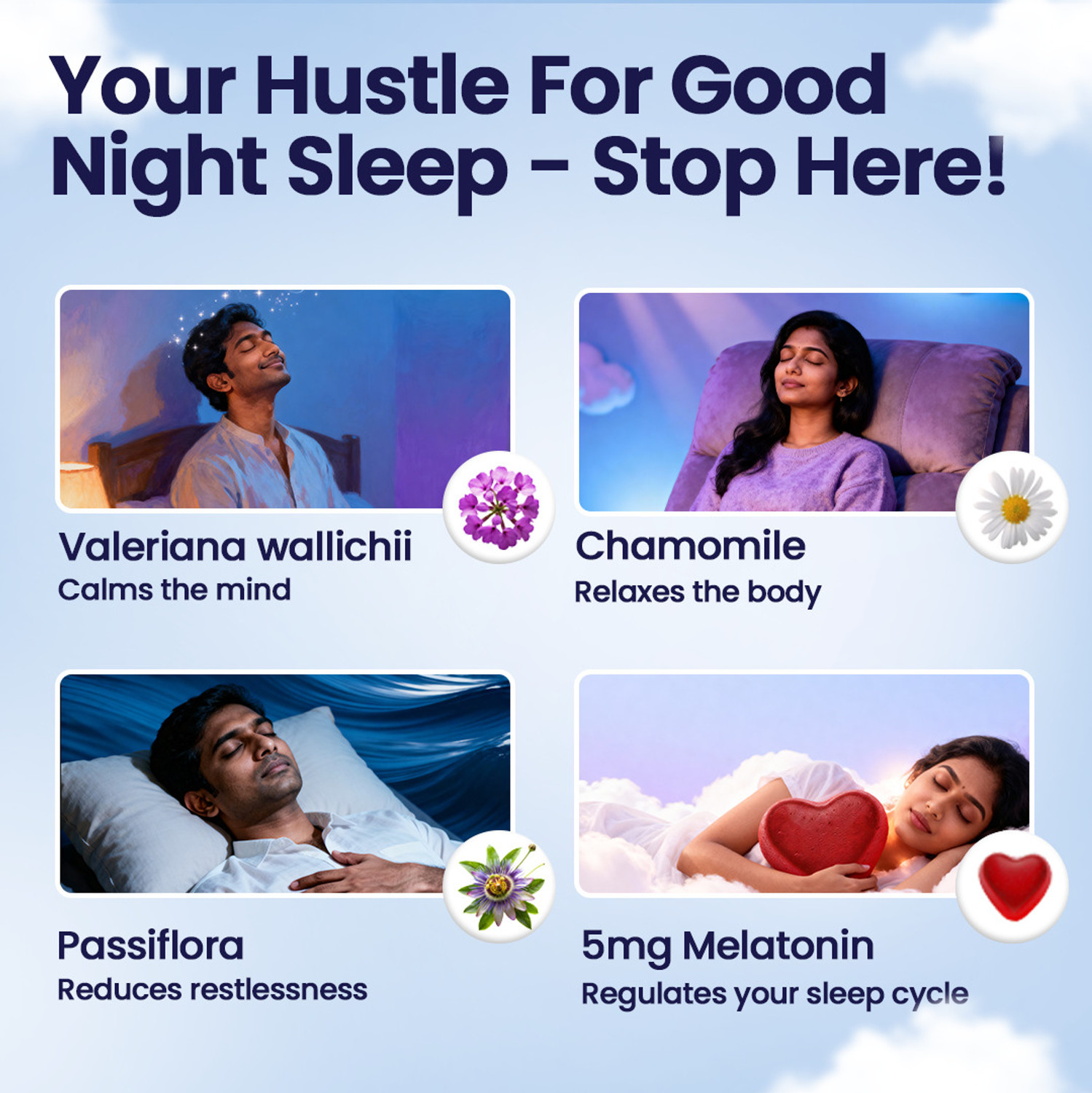 Image of BeastLife Melatonin Gummies 5mg- Promotes Deep Sleep | Non-Habit Forming | Relieves Stress