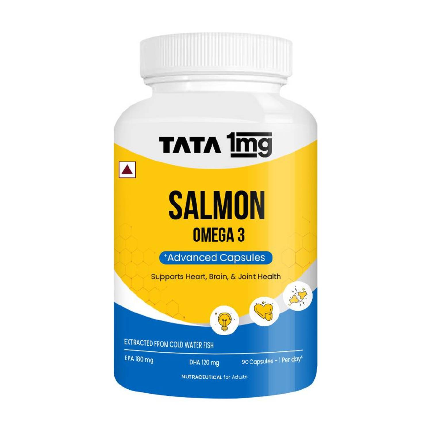 TATA 1mg Salmon Omega 3 Fish Oil 180mg - Image 1