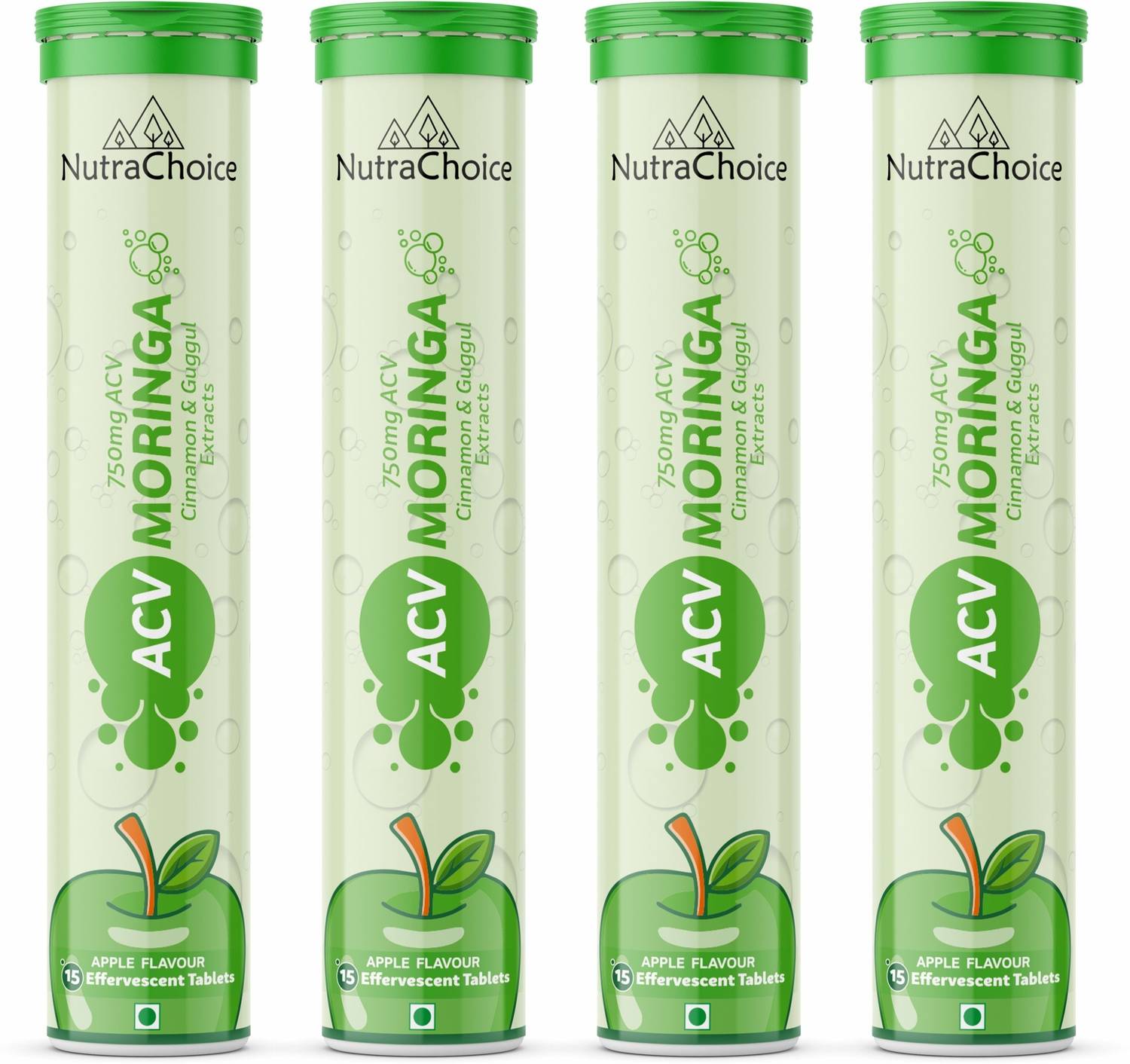 NutraChoice ACV Moringa (Apple) To Control Cravings, Apple Cider Vinegar Tablets
