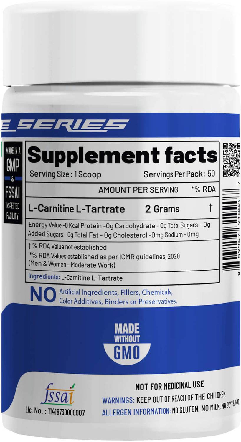NutriJa L - Carnitine - L-Tartrate Price in India - Buy NutriJa L - Carnitine