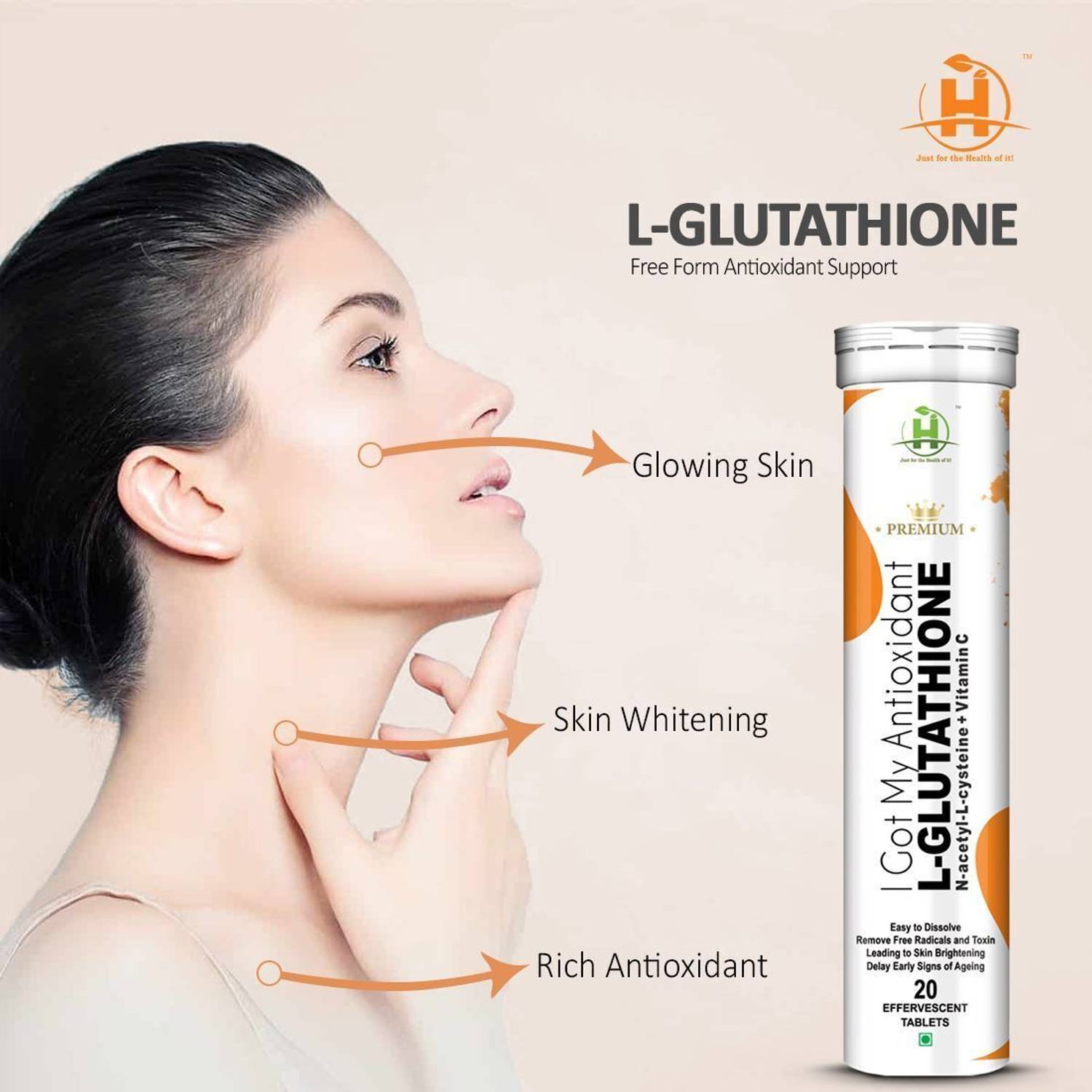 Healthy Nutrition L-Glutathione 600mg With Vitamin C for Glowing Skin |  Dark Spots Effervescent Price in India - Buy Healthy Nutrition L-Glutathione  600mg With Vitamin C for Glowing Skin | Dark Spots