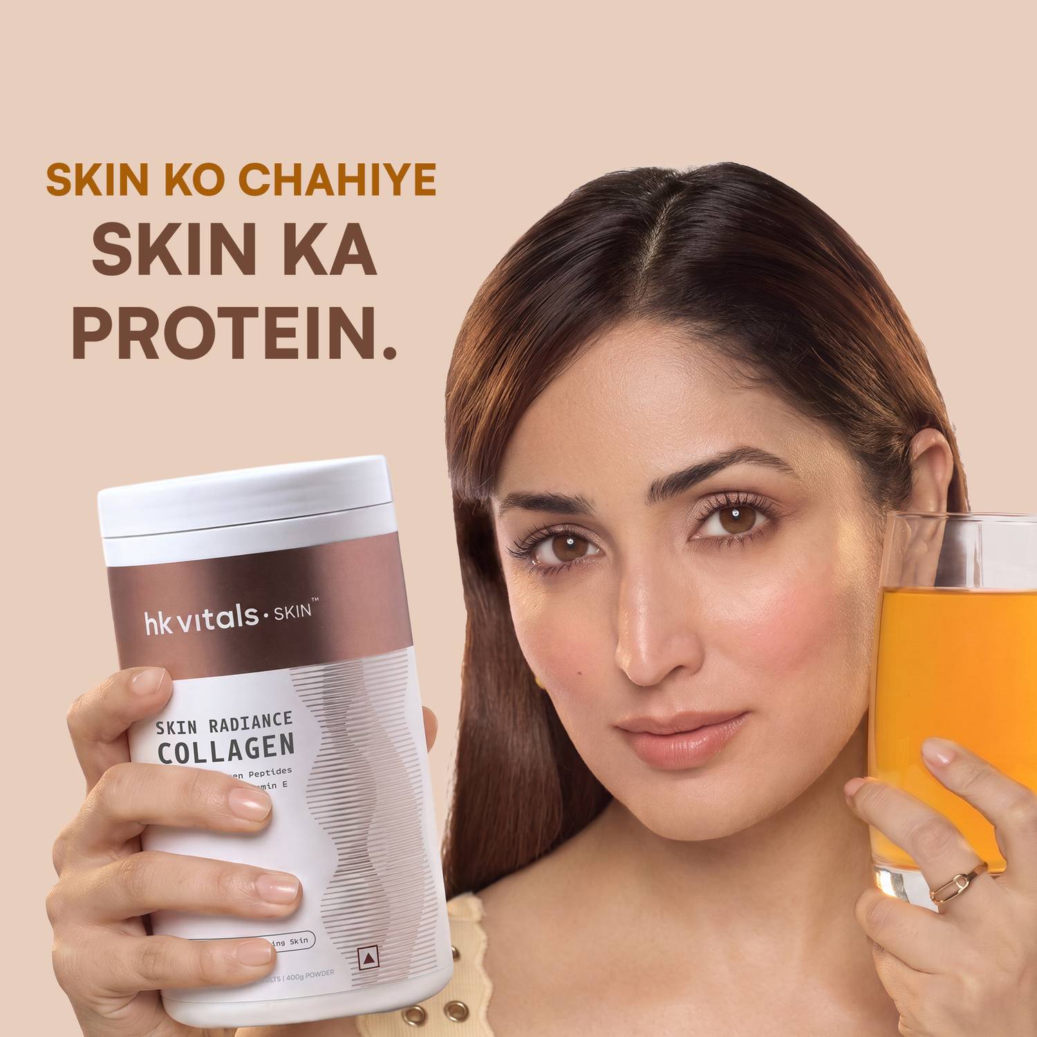 hk vitals Skin Radiance Marine Collagen, Orange - Image 2