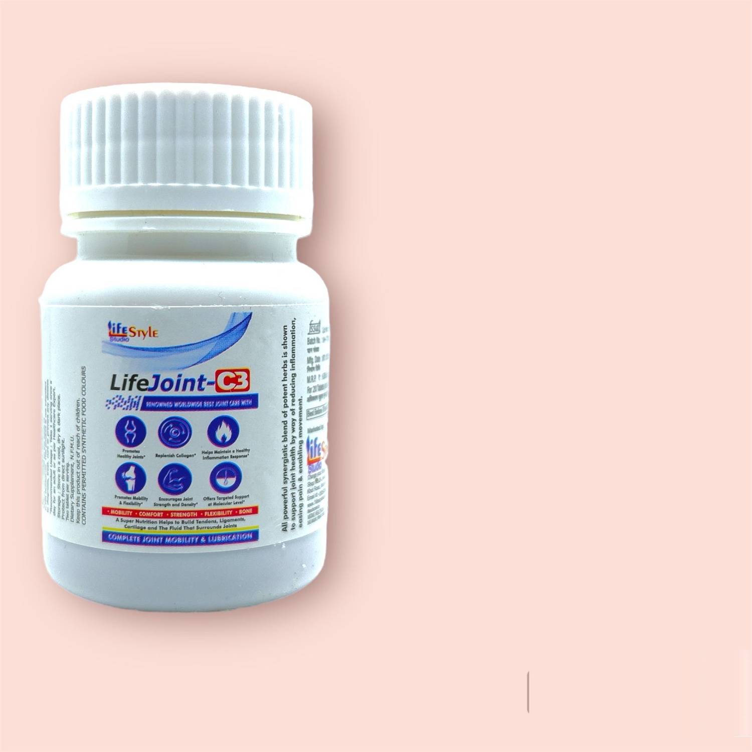 LIFE STYLE STUDIO Lifejoint-C3 Bone Tablet 500 mg - Image 4