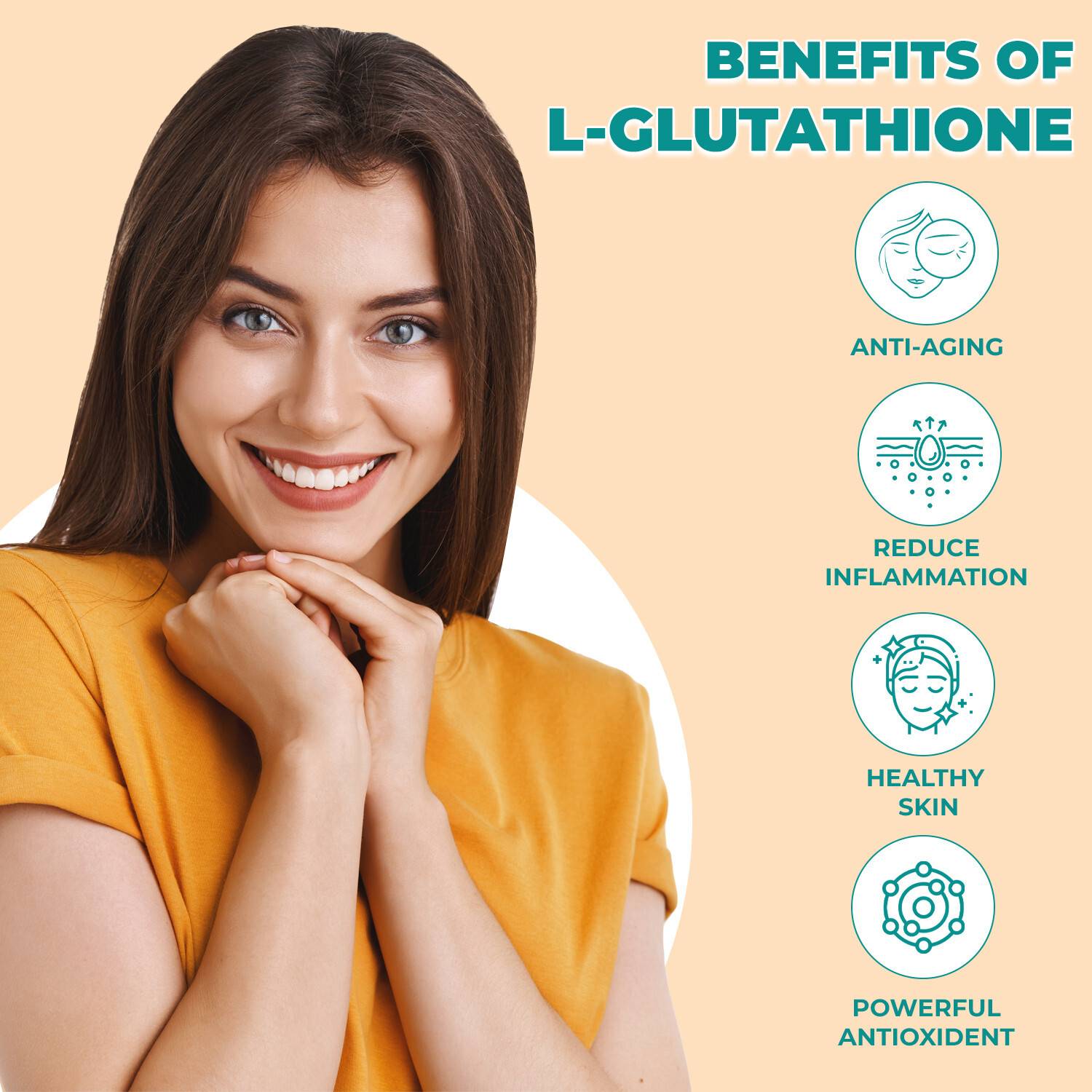 Herbal max L-Glutathione Tablet For Glowing Skin & Reduce Pigmentation For  Men & Women Price in India