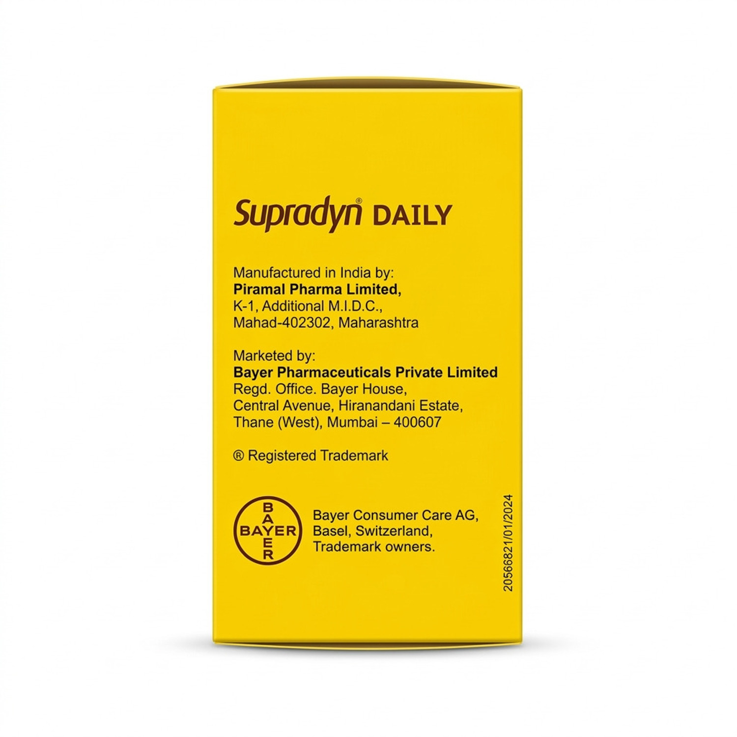Image of Supradyn Daily Multivitamin with B-Complex Vitamin C D3 & Zinc Supplement