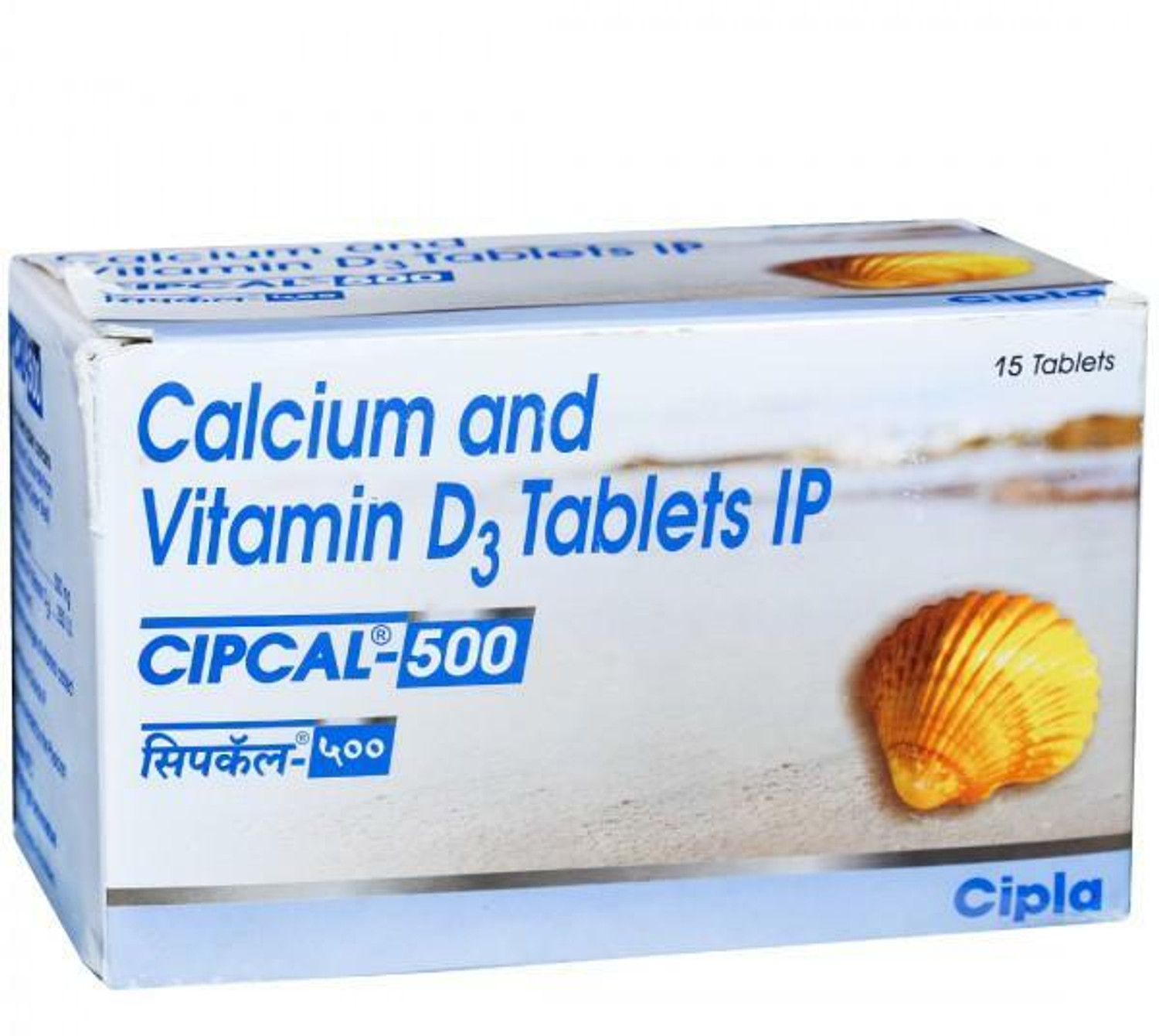 Image of Cipla CIPCAL 500 PACK OF 1 BOX (20STRIP)