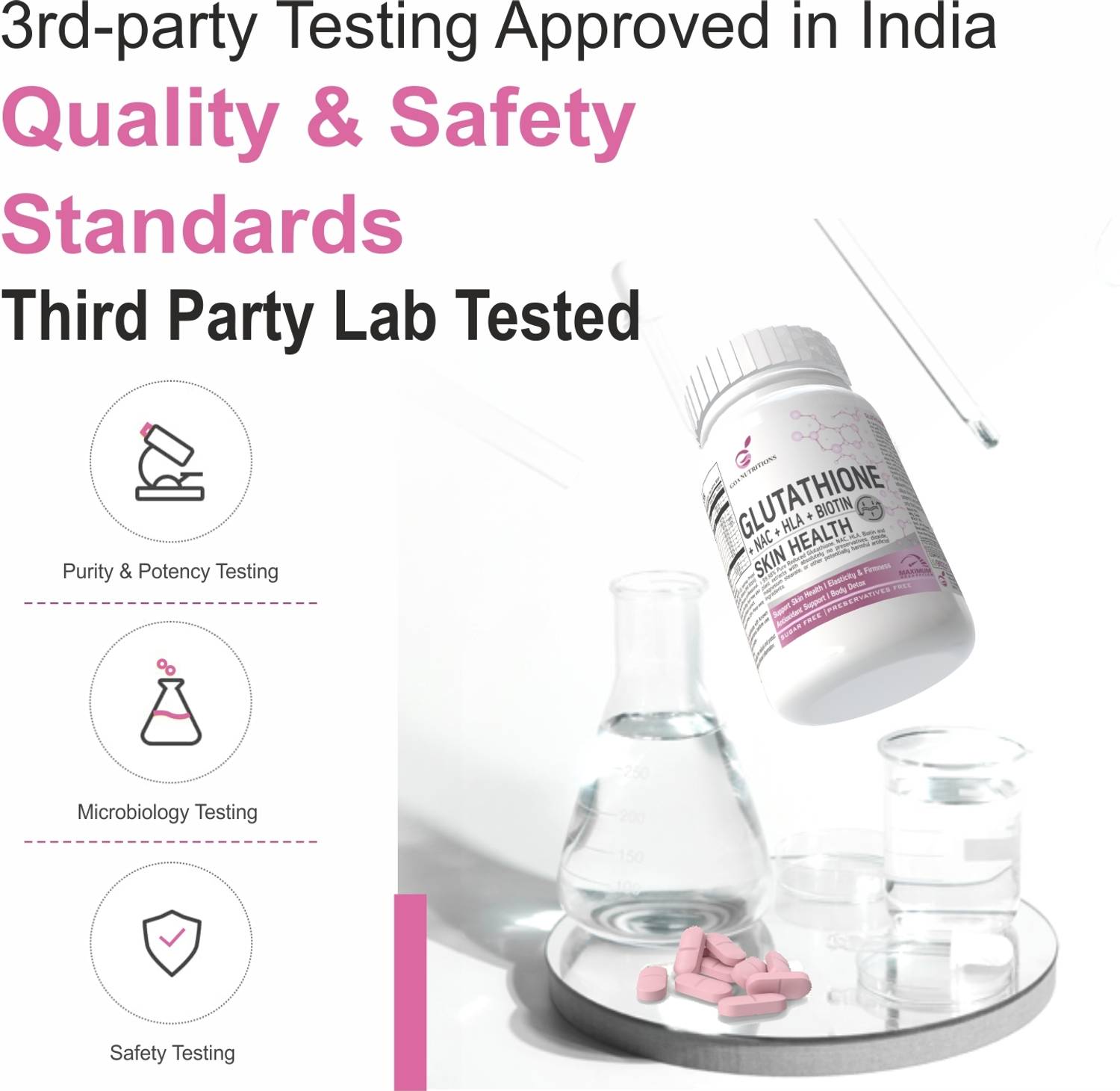 third party tested glutathione Seeking Health Optimal Liposomal Glutathione, Reduced Antioxidant Liquid  Supplement, Mint, 100 mg, 4 fl oz (120 ml) main image 1