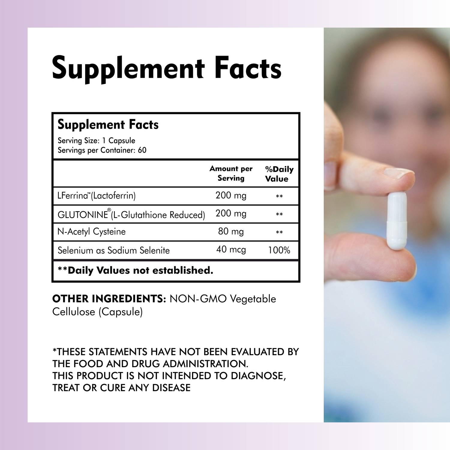 MEIBOTAN Lactoferrin supplement with L-Glutathione Reduced for Men's &  Women's Price in India