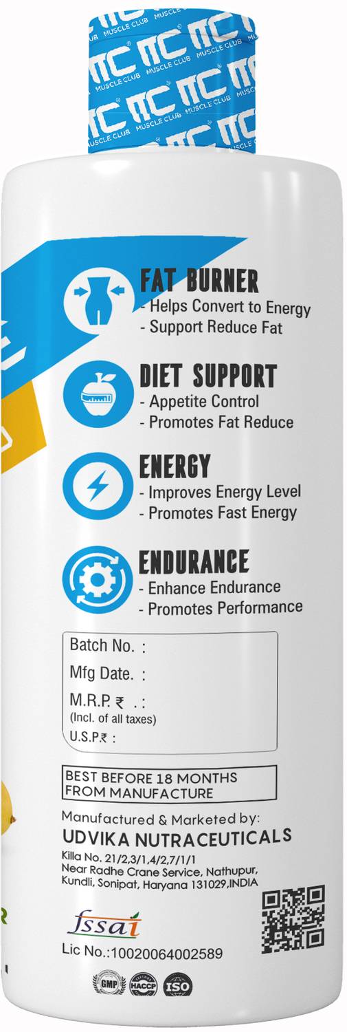 Muscle Club L-Carnitine Liquid Energy & Fat Metabolism Support Supplement  Mango Flavor Price in India - Buy Muscle Club L-Carnitine Liquid Energy &  Fat Metabolism Support Supplement Mango Flavor online at Flipkart.com
