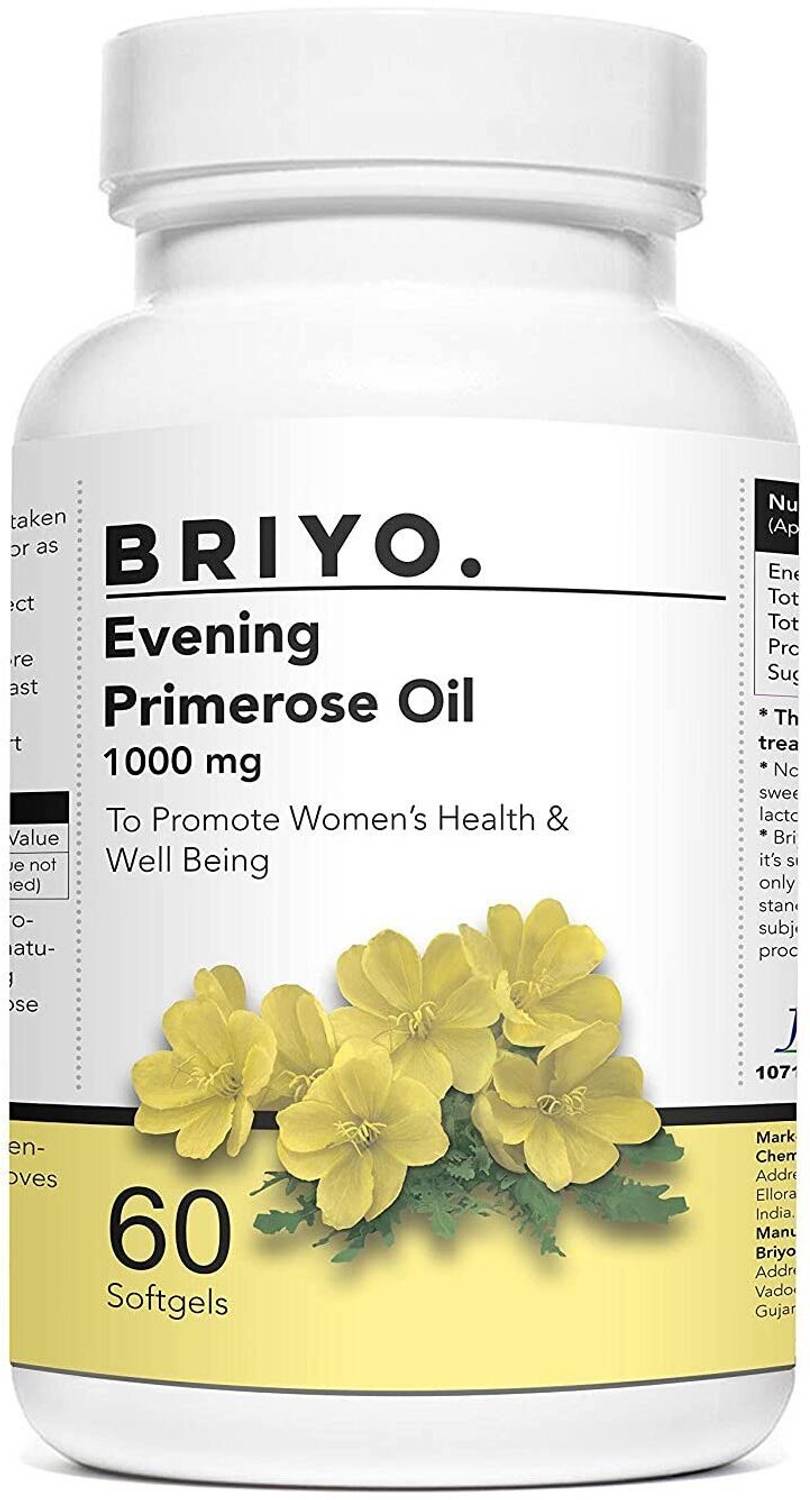 BRIYO Hormonal Balance in Women Helpful in PMS & Menopause Natural Oil 1000 mg