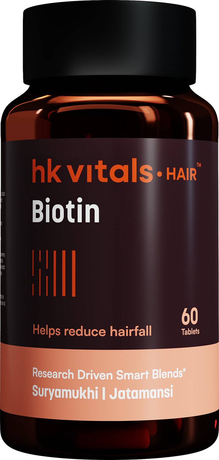 hk vitals Biotin 60 Tablets