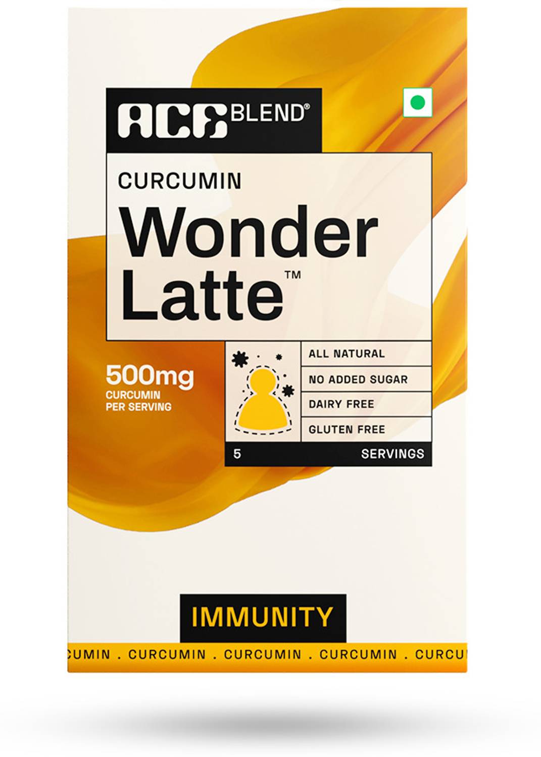 Ace Blend Curcumin WONDER LATTE Turmeric Extract | High Immunity | Antioxidant | Cold/Hot