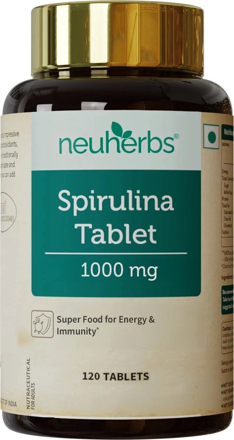 Image of Neuherbs Spirulina Tablets For Immunity, Energy & Weight Management