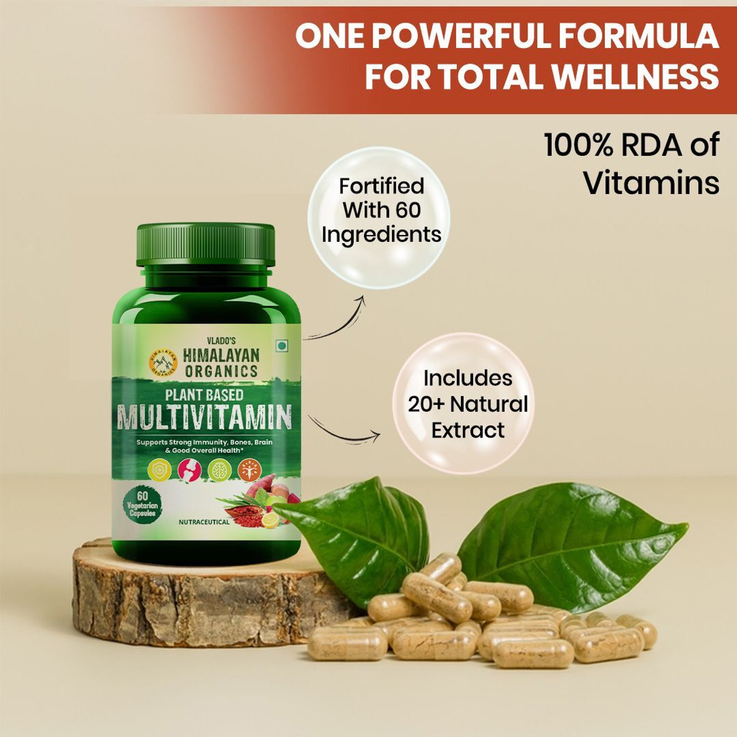 Image of Vlado's Himalayan Organics Plant Based Multivitamin