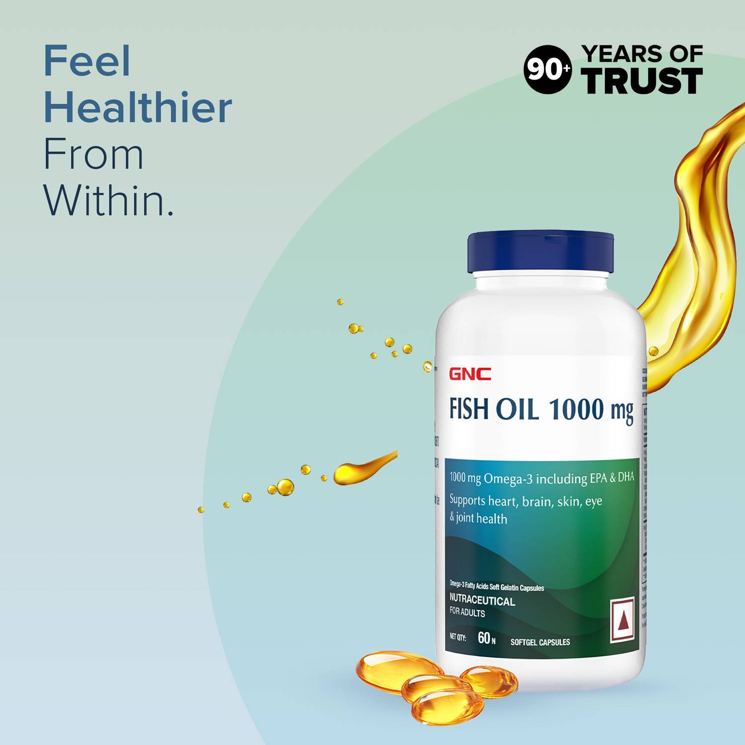 GNC Fish Body Oil 1000mg 1g - Image 2