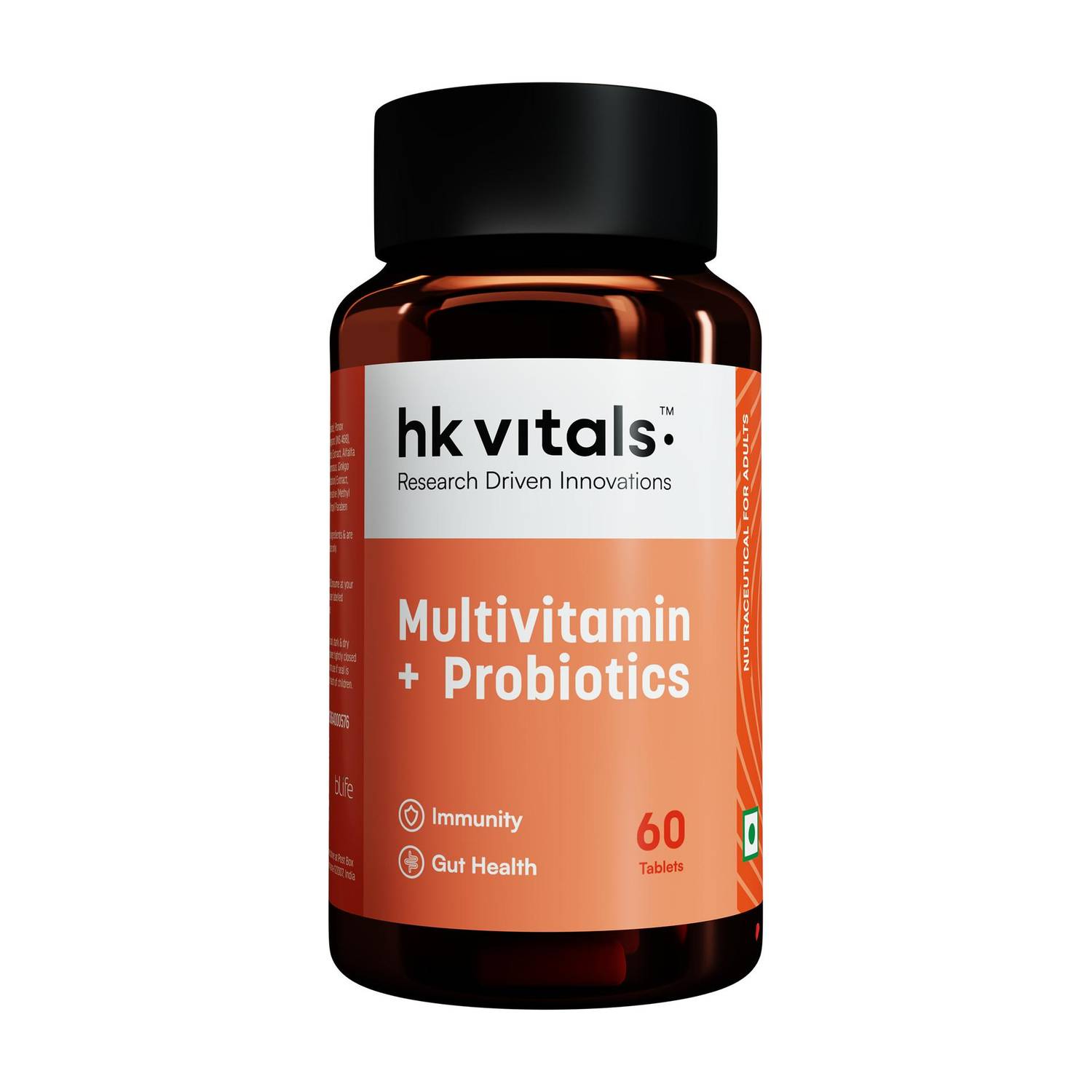 hk vitals Multivitamin with Probiotics | With Vitamins C, B, D & Zinc