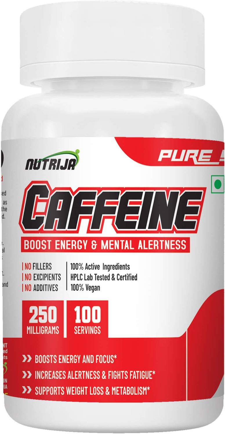 NutriJa Caffeine Powder Pre Workout Supplement 75g