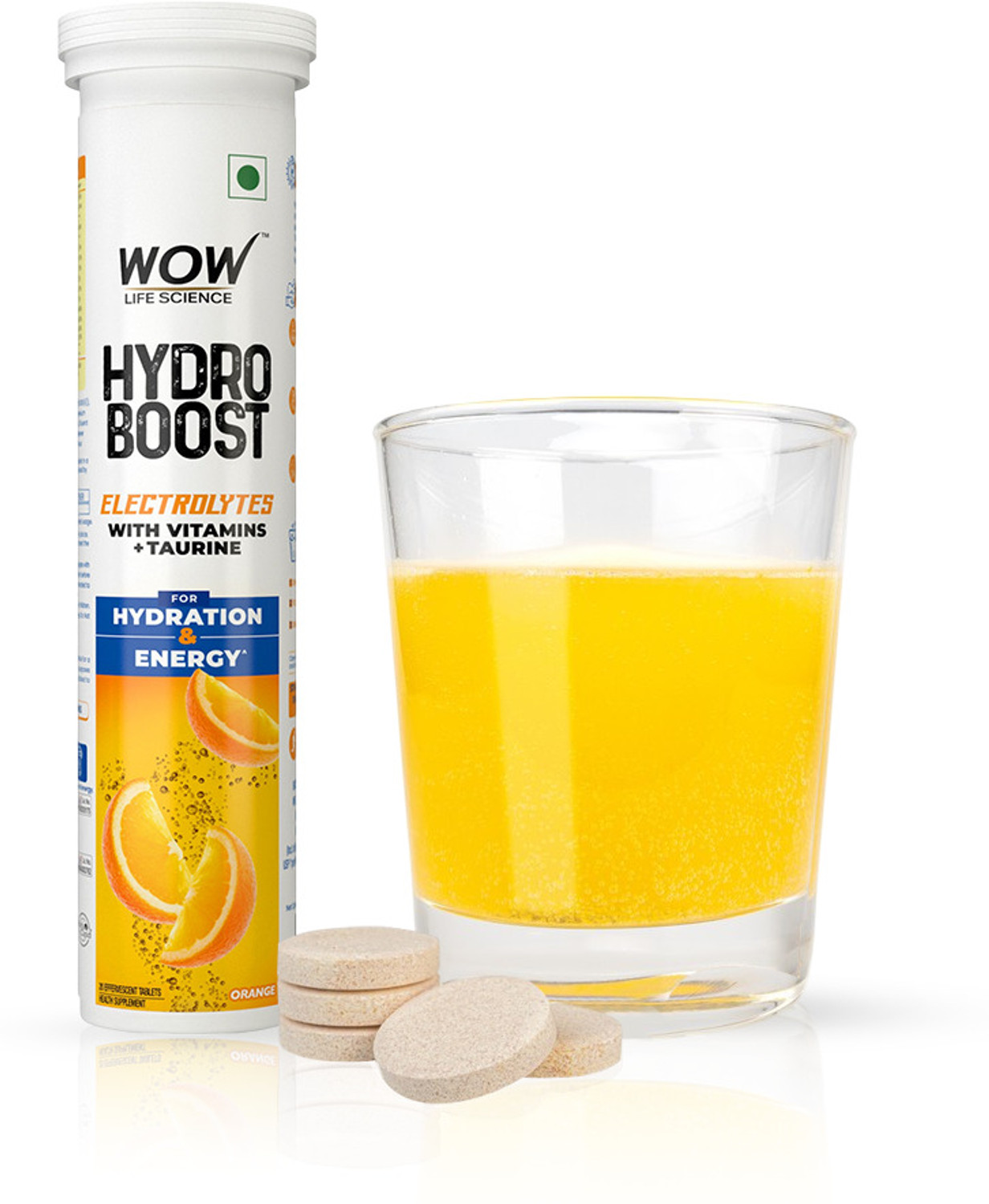 Image of WOW Life Science Hydroboost Electrolytes Low Sugar Energy Drink For Instant Hydration