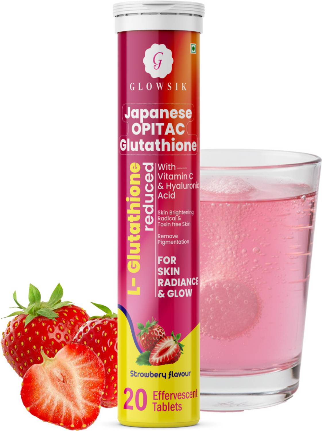 G GLOWSIK - 600mg Japanese Opitac L-Glutathione with Vitamin C for Glowing & Radiance Skin Price in India - Buy G GLOWSIK - 600mg Japanese Opitac L- Glutathione with Vitamin C for Glowing G GLOWSIK - 600mg Japanese Opitac L-Glutathione with Vitamin C for Glowing & Radiance Skin Price in India - Buy G GLOWSIK - 600mg Japanese Opitac L- Glutathione with Vitamin C for Glowing