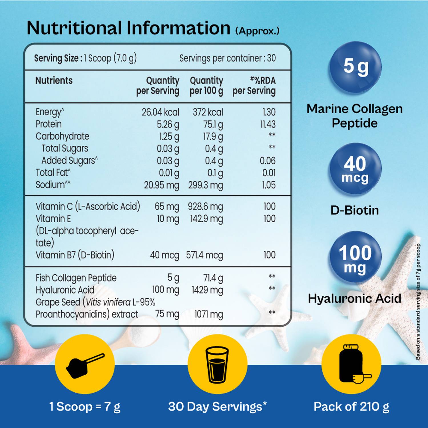 TATA 1mg Marine Collagen 30 Servings - Image 3