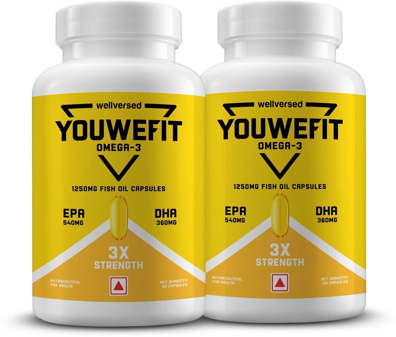 YouWeFit Omega-3 Fish Oil 1.25g - Image 1