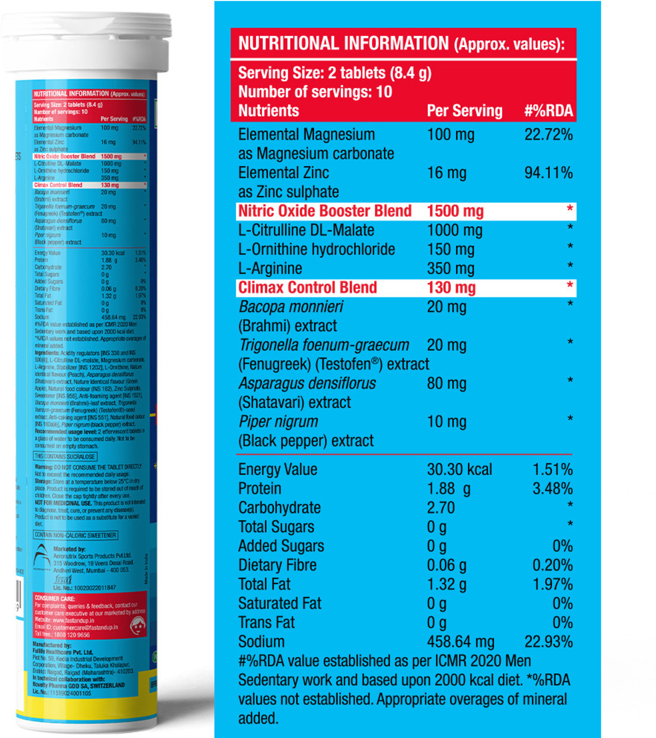 Image of FAST&UP Man Extend | Testofen Fenugreek Extract | Helps Improve Vitality & Stamina