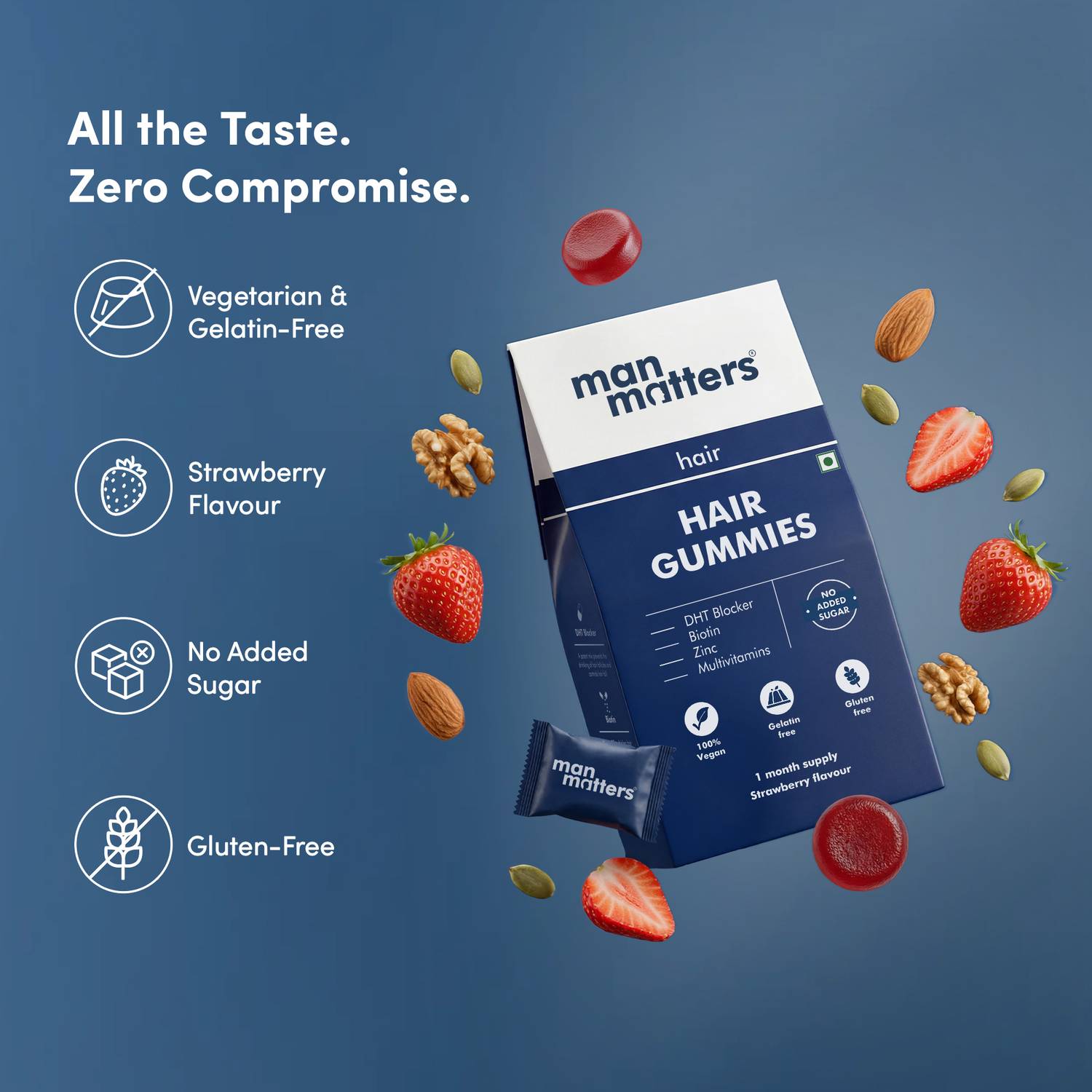 Man Matters Biotin Hair Gummies - Image 5