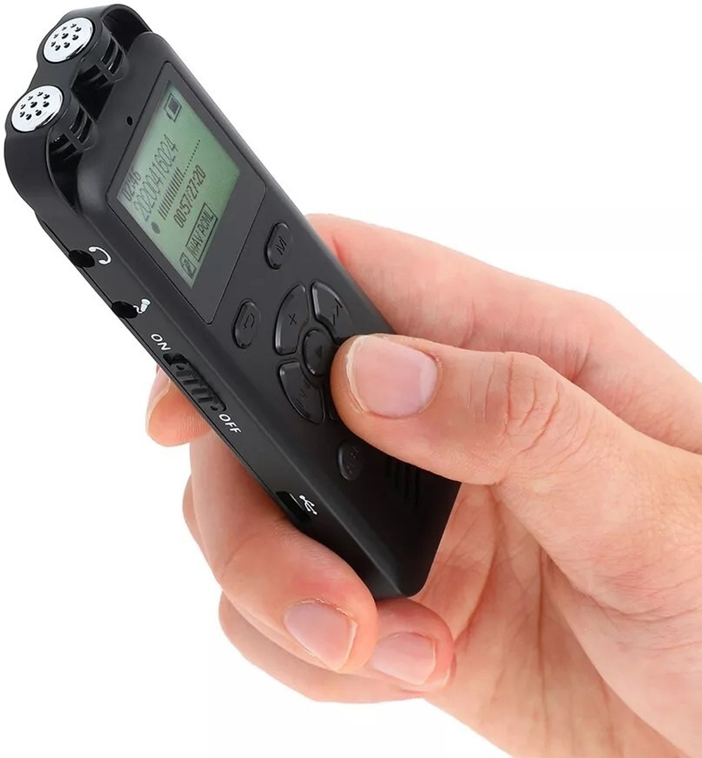 Image of Safetynet 16GB Digital Voice Recorder with Audio Recording Device for Lecture and Meetings 16 GB Voice Recorder