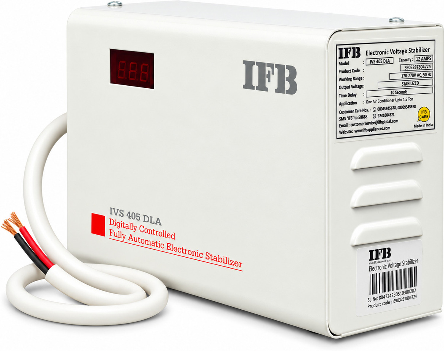 Image of IFB IVS 405 DLA IFB Voltage Stabilizer 170V-290V (White)