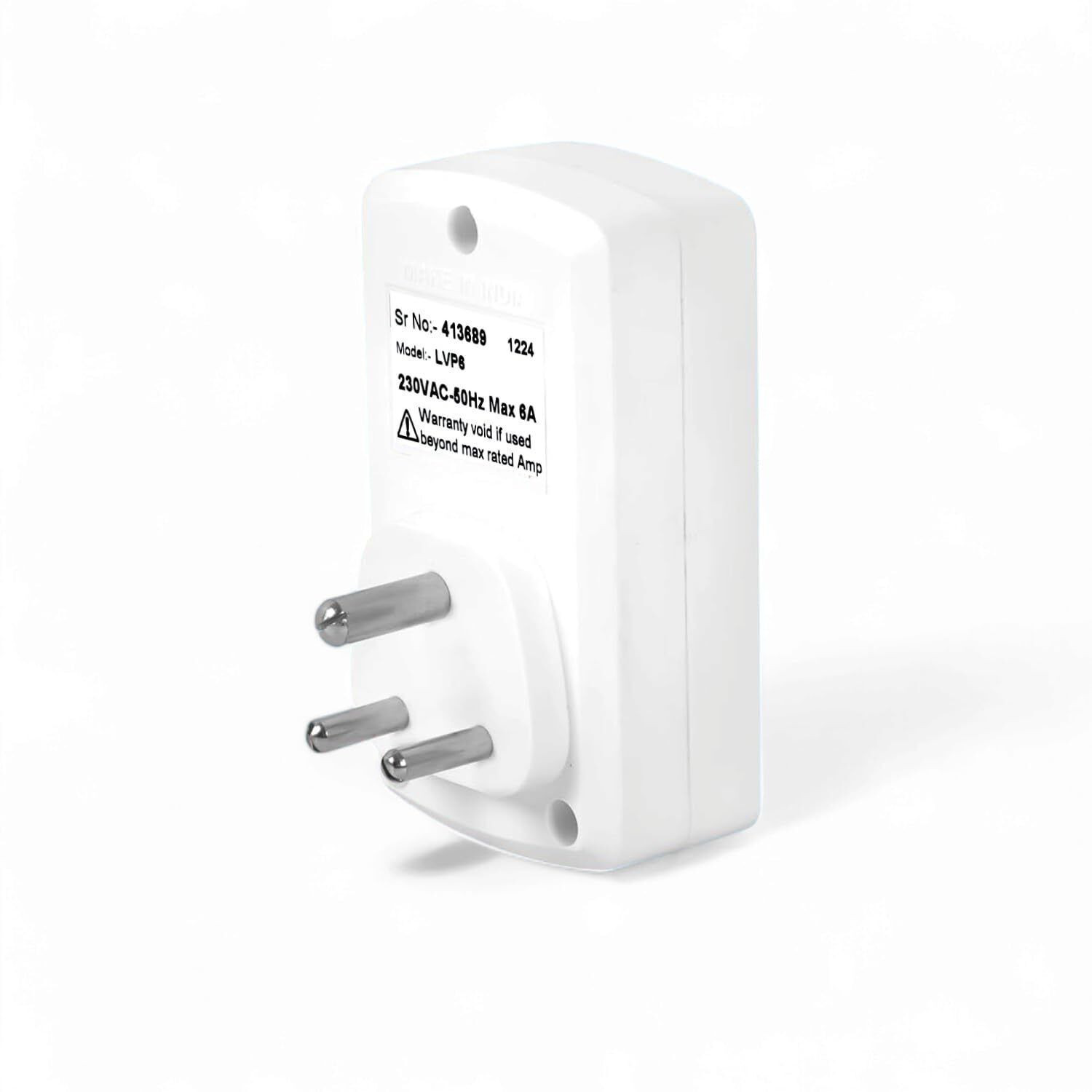Image of Leyden LE-LVP 6A, 220VAC, Digital Under-Over Voltage Protector Plug Socket, Adjustable Hi-Low Voltage Cut off Auto Re-Connect 30 Seconds, for TV, CCTV, FRIDGE, ETC.