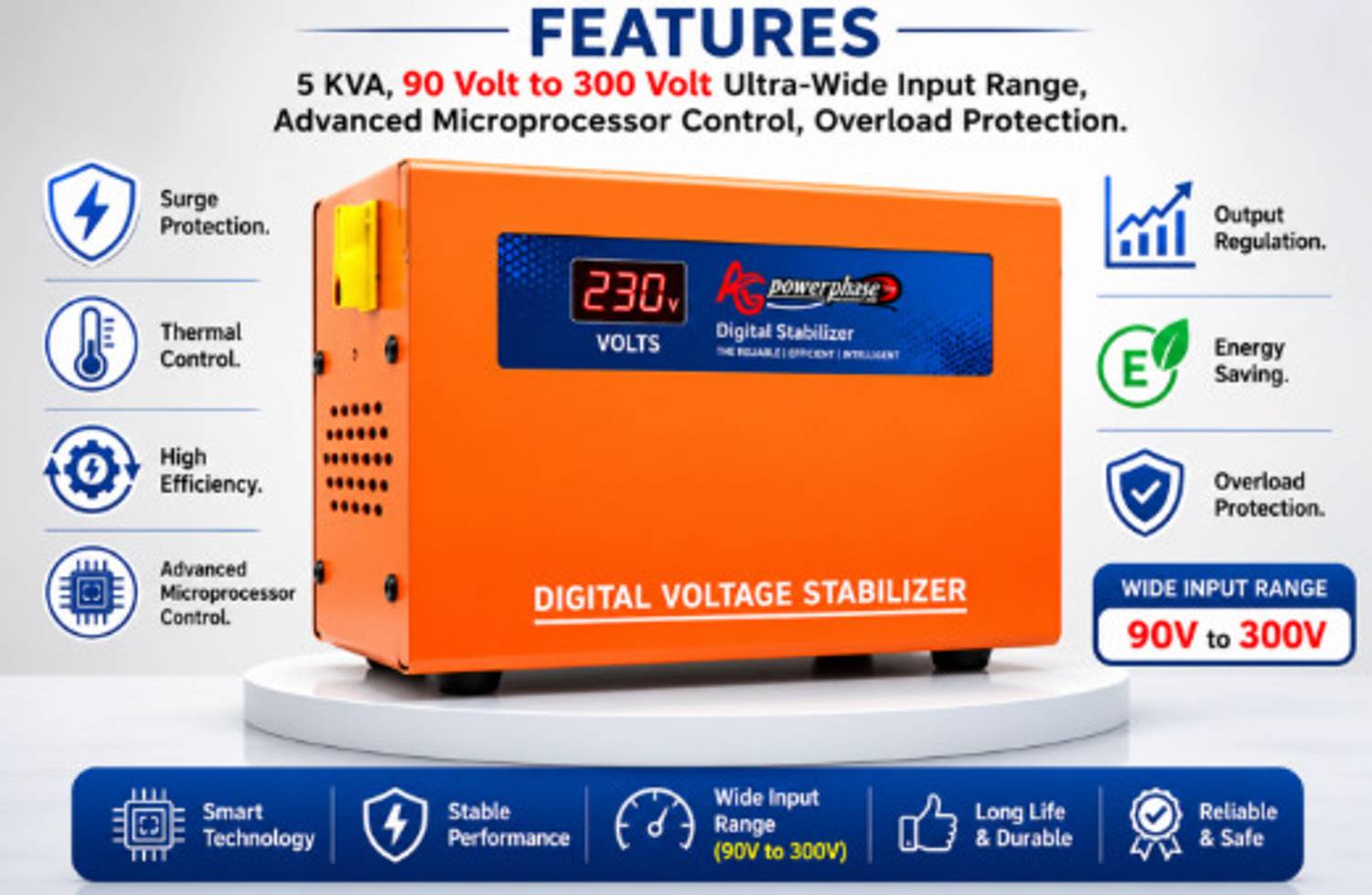AG Power Plus 5 KVA Stabilizer - Image 2