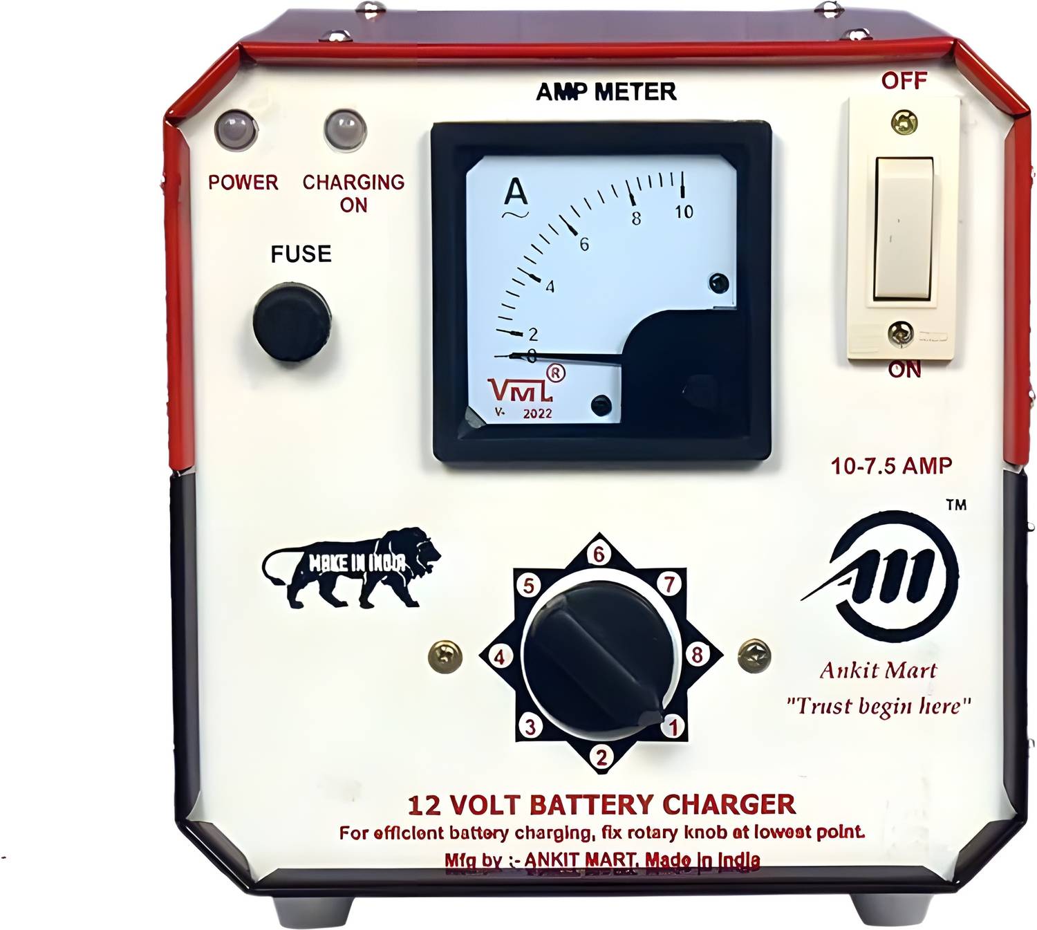 ankit mart A/M 12 volt BATTERY CHARGER