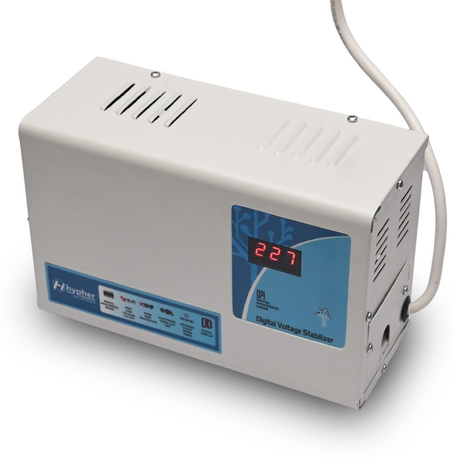 Image of Hypher 4 KVA 120V-280V 3200W Digital Voltage Stabilizer for Upto 1.5 Ton AC KVA 120 V-280V 3200W Digital Voltage Stabilizer for Upto 1.5 Ton AC