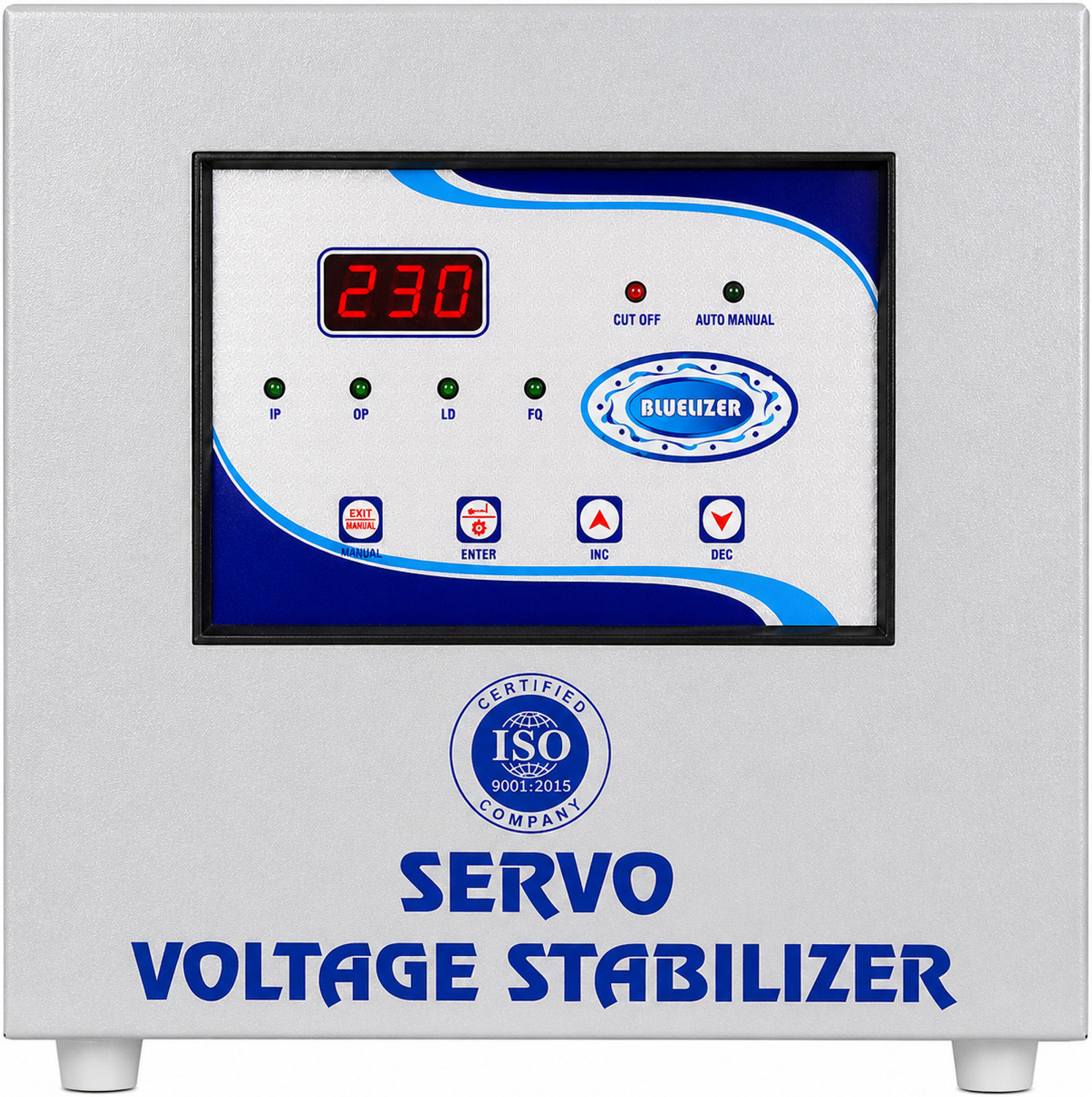 Image of BLUELIZER 5 KVA SERVO WORKING RANGE (100 - 285 V) (INDIA'S FIRST SERVO WITH IN DISPLAY AMPERE METER)