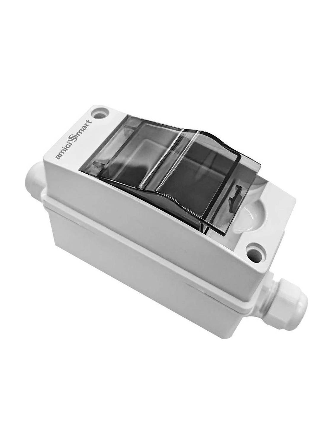 amiciSmart Waterproof Plastic Electrical Distribution Box (Weatherproof Mount) Weatherproof Mount