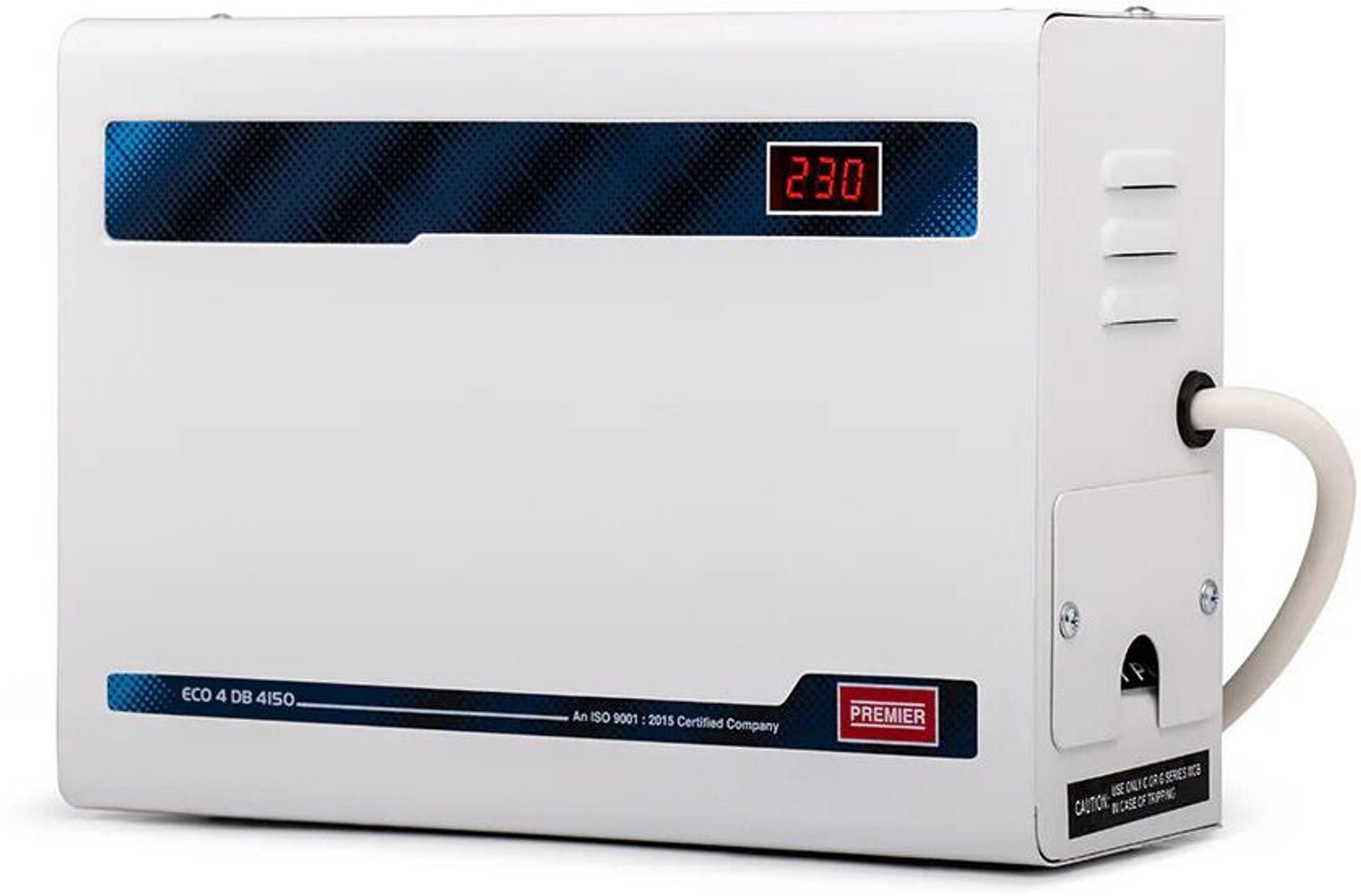 Image of Premier ECO 4DB 4150 WORKING RANGE 150V TO 280V DOUBLE BOOST AC STABILIZER UPTO 1.5 TON
