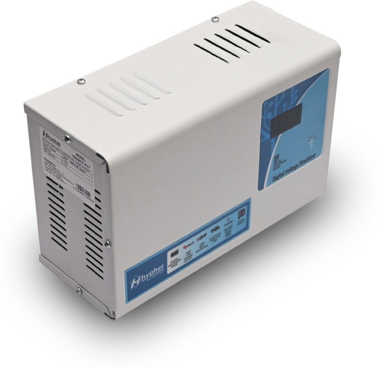 Image of Hypher 4 KVA 120V-280V 3200W Digital Voltage Stabilizer for Upto 1.5 Ton AC KVA 120 V-280V 3200W Digital Voltage Stabilizer for Upto 1.5 Ton AC