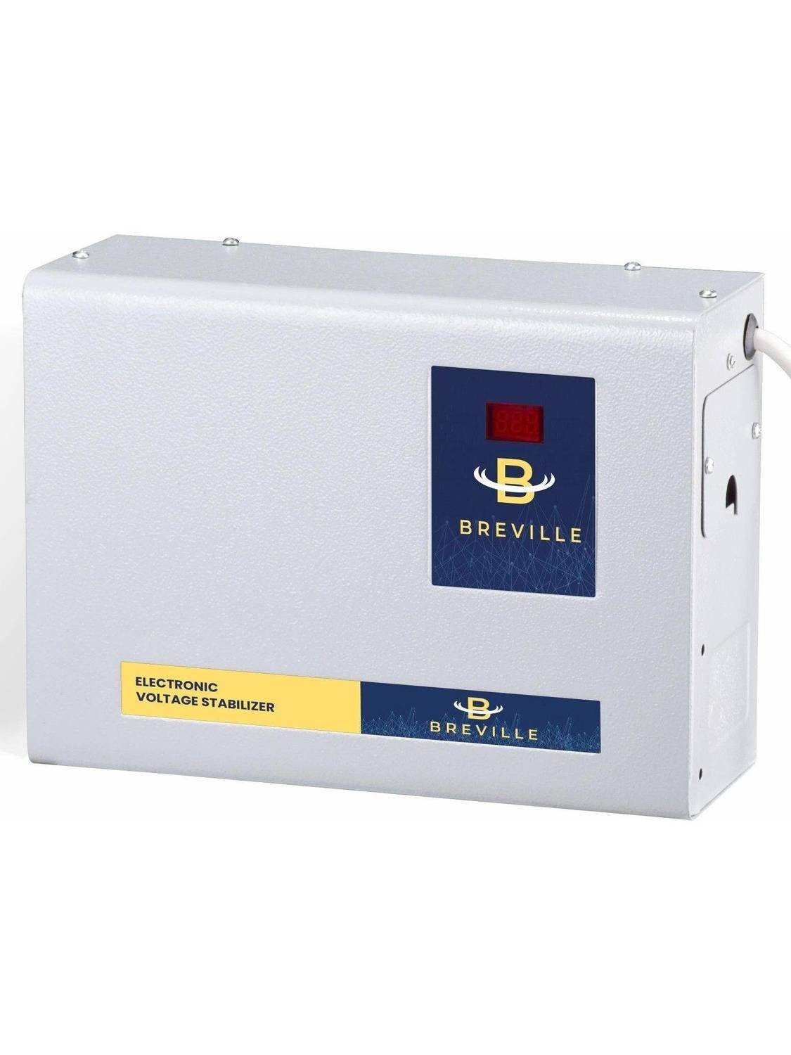 Breville VS590 Voltage Stabilizer (90V to 285V) 5kVA Wide Working Range best for Inverter AC, Split, Windows AC for 2.2 Ton