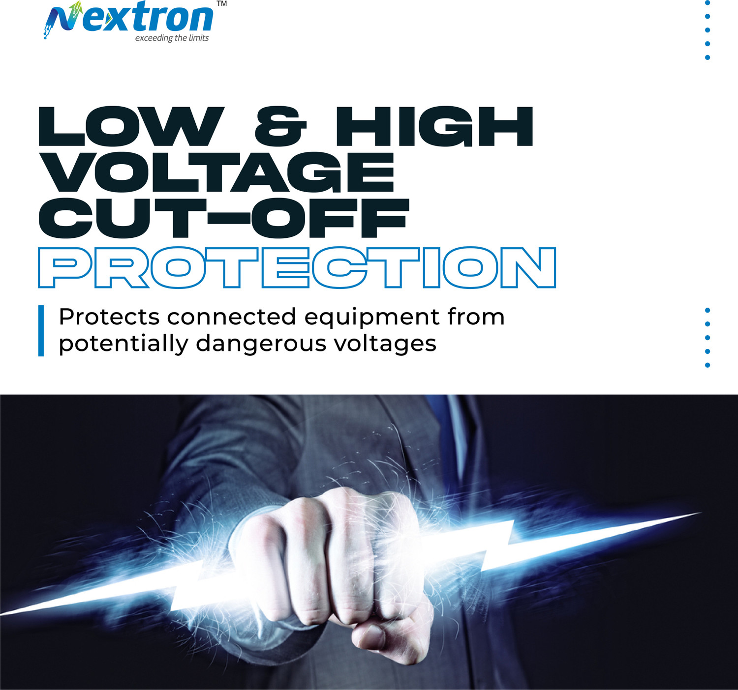 Image of Nextron NX-400SB Voltage Stabilizer Used For Inverter & Non-Inverter Ac Upto 1.5 ton AC VOLTAGE STABILIZER