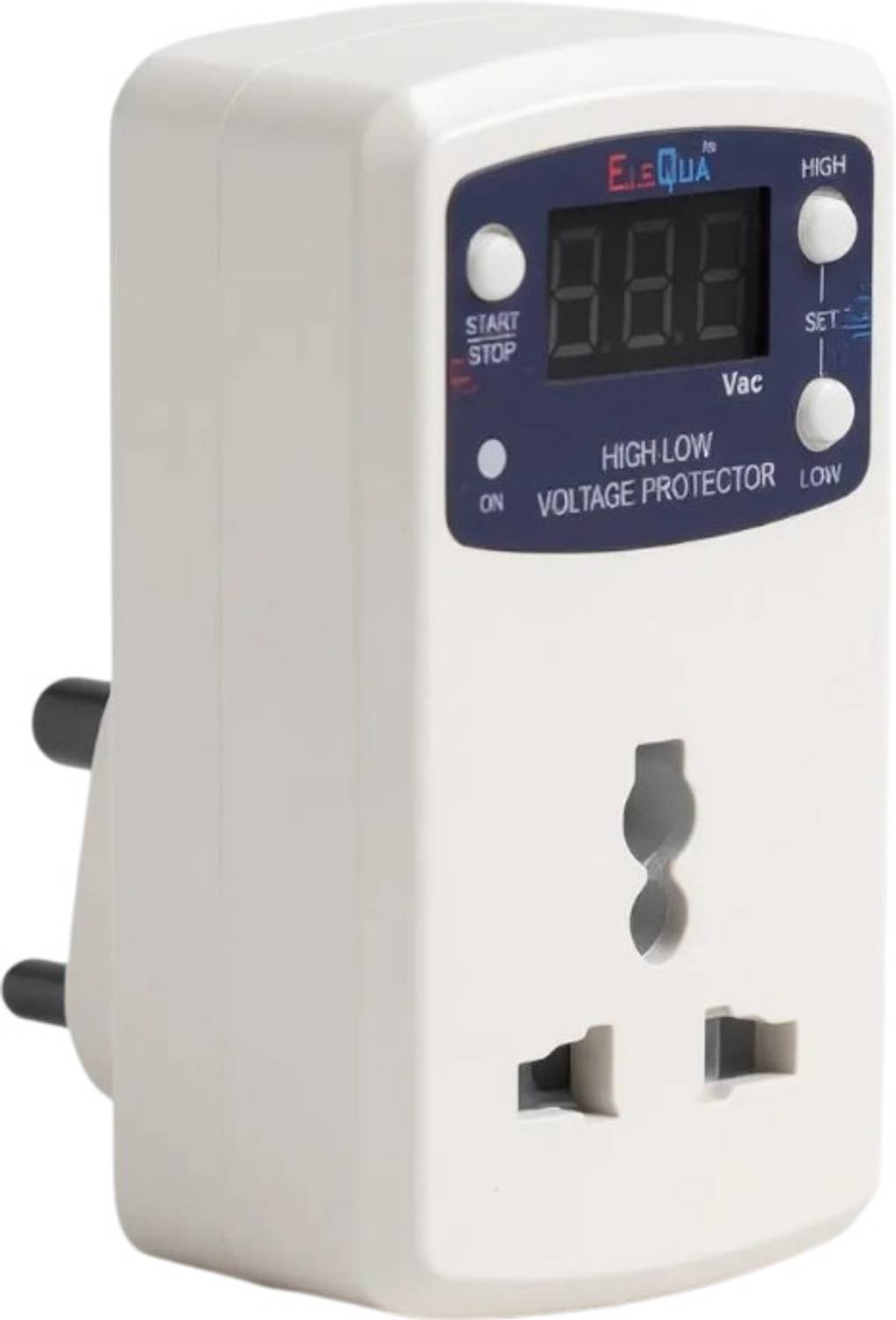 ELEQUA 6 Ampere Digital High, Low Voltage Cutoff/Protector(Adjust