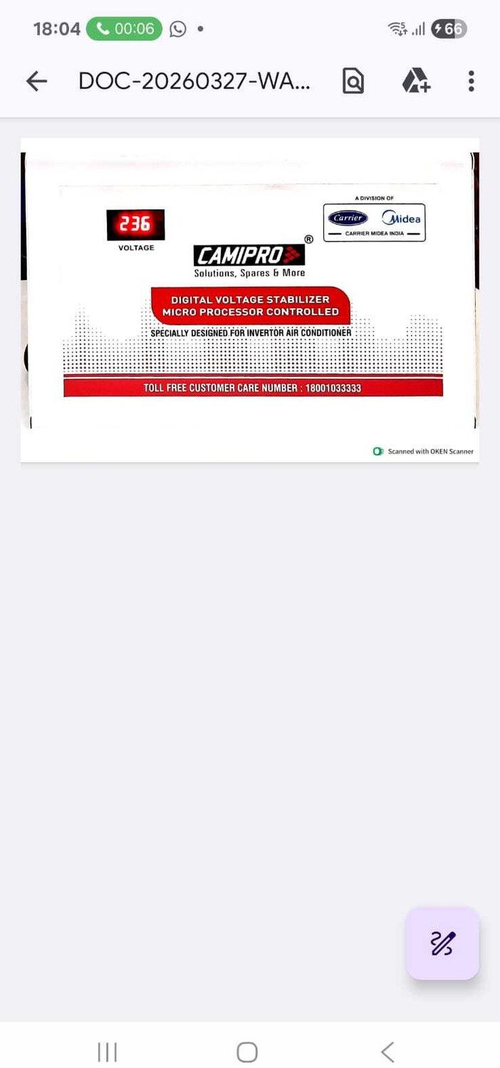 Image of CAMIPRO Sabilzer 4 KVA( 130V-300V) Voltage Stabilizer
