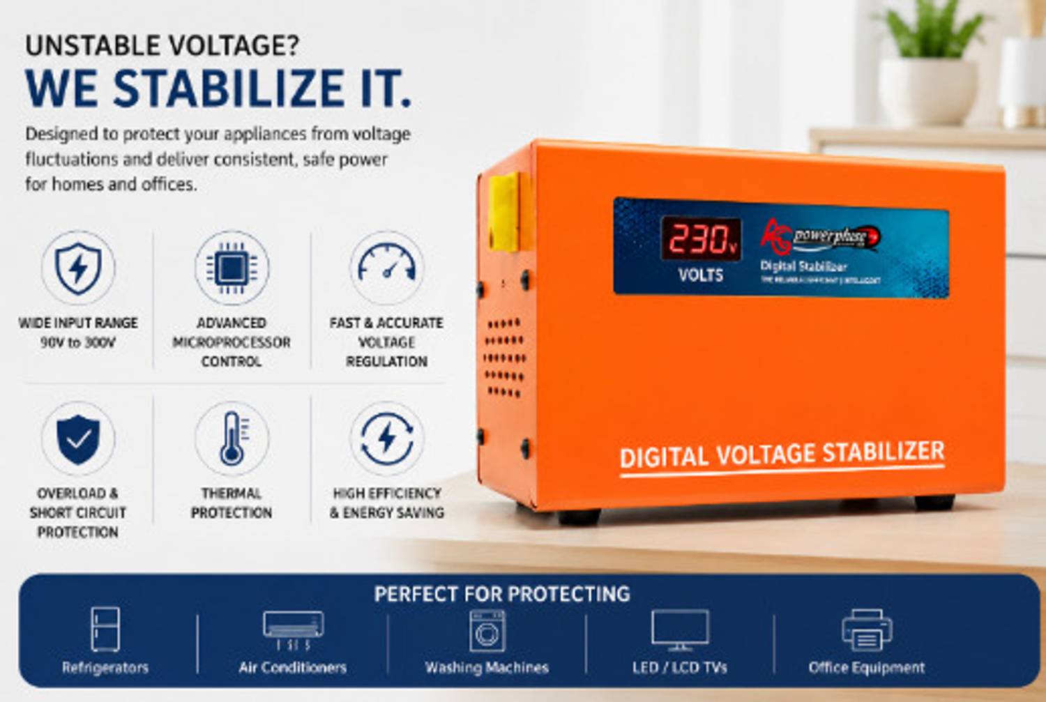 AG Power Plus 5 KVA Stabilizer - Image 3